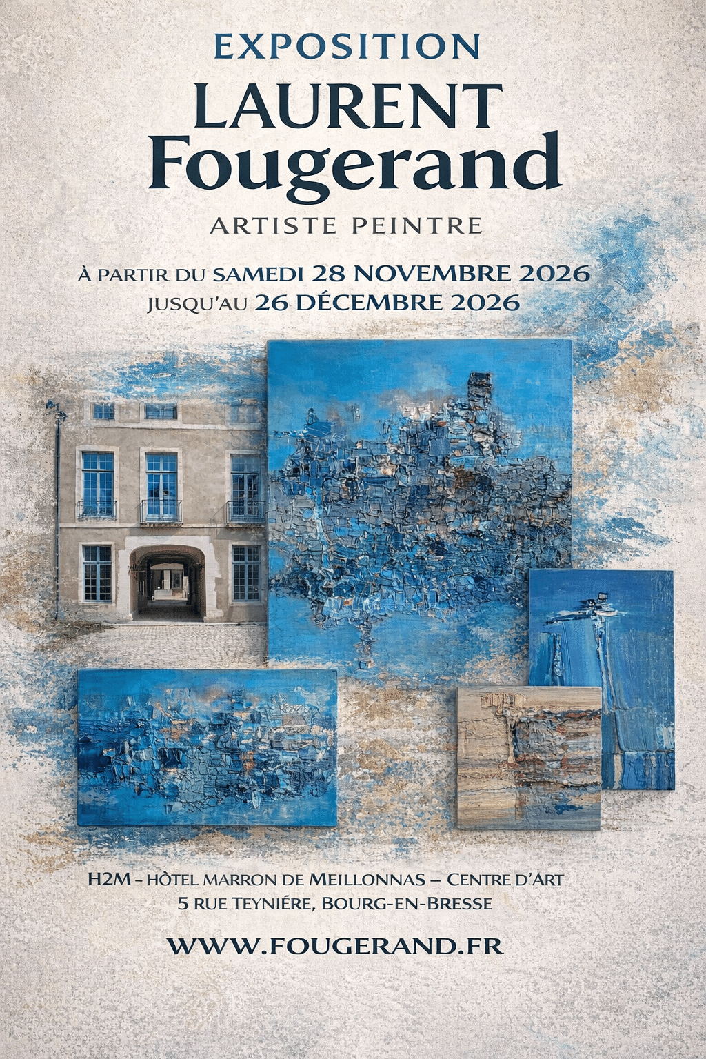 Exposition H2M BOURG EN BRESSE – 02 novembre 2026 au 29 novembre 2026