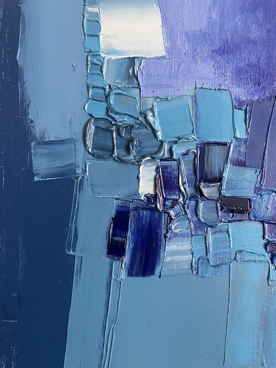 Le bouquet bleu